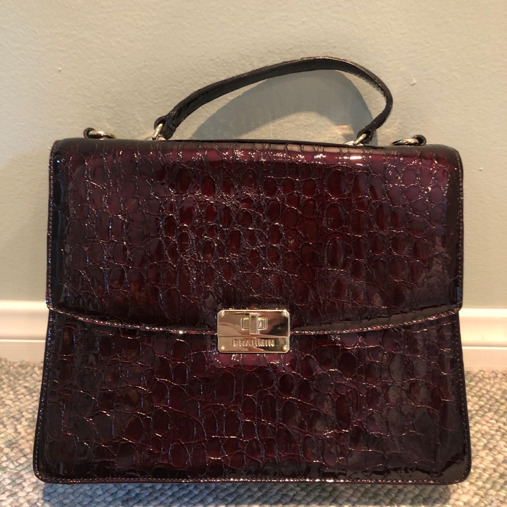 Brahmin Burgundy Purse